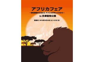 【春休み2016】サンコン氏も登場、多摩動物公園でアフリカを感じよう 画像