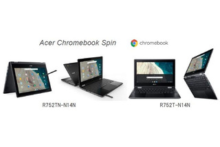 エイサー、タブレットのように使える「Acer Chromebook」2機種発売 画像