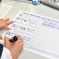 女子高校生らしく、デジタルペンで手書きのイラストを添える生徒もいた