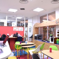 Qremo川崎校。3Dプリンターの教室なども開催されている