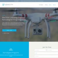 「Udacity」公式サイトトップページ