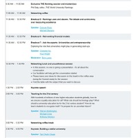 THE World Academic Summit　9月28日のプログラムスケジュール