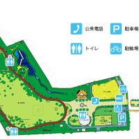 西東京いこいの森公園の地図