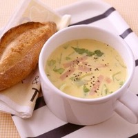 ハウス食品 塾前食おすすめレシピ「豆乳入りカレーミルクスープ」