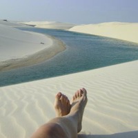 石英含有量が高い白砂の砂丘群……レンソイス / ブラジル