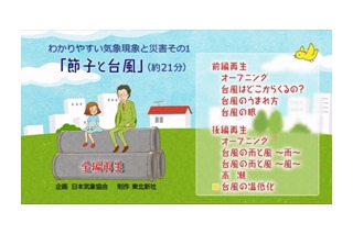 日本気象協会、気象現象と災害を紹介するアニメ作成 画像