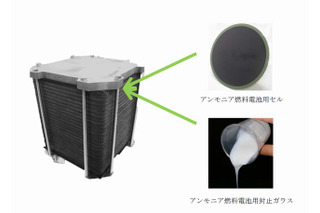 アンモニア燃料で200Wクラス発電、京大など共同研究 画像