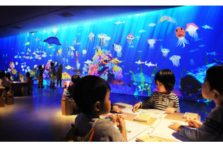 TOKYO DESIGN WEEKにチームラボ「お絵かき水族館」が登場 画像