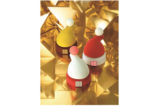 パリ発フォションのクリスマス、サンタ帽のふんわりムースなど 画像