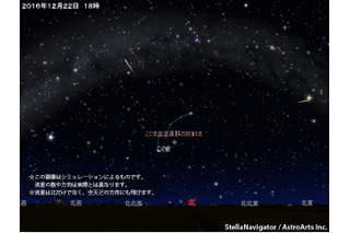 クリスマス前に見えるかな…「こぐま座流星群」今夜ピーク 画像