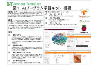 初めての「AIプログラム学習キット」学生向け2万円 画像