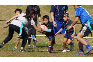 運動が苦手でも活躍できる「タグラグビー」キッズ体験会…芝浦12/17 画像