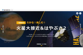 夏の2大天文イベント「火星大接近＆はやぶさ2」特設サイトも公開 画像