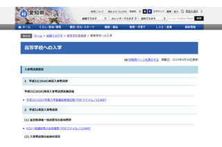 【高校受験2020】愛知県公立高、学力検査はAグループ3/5・Bグループ3/9 画像