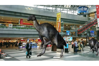 新千歳空港にむかわ竜、実物大を3Dで体験 画像