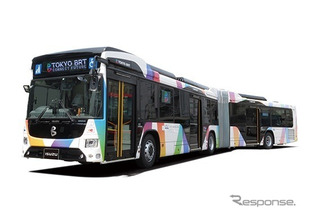 東京BRT、プレ運行開始10/1…定員119名の連節バス導入 画像