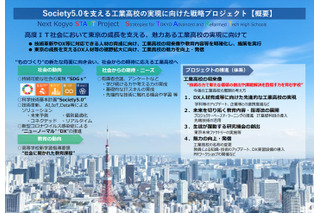 都教委、魅力ある工業高校の実現に向け意見募集…12/24まで 画像