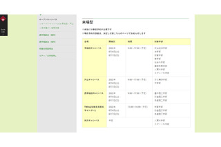 【大学受験2023】早稲田大「オープンキャンパス」来場型8月、出張型7月開催 画像