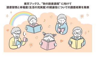読書習慣は幸福度をあげる…読まない人より20pt高い 画像