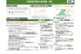 花粉症、30年後に発生量半減へ…政府が対策を取りまとめ 画像