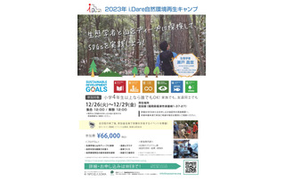小4から大人まで「自然環境再生キャンプ」福岡12月 画像