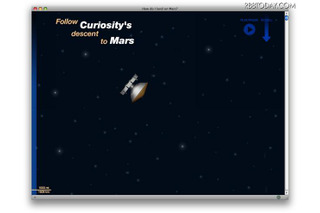 火星探査機キュリオシティ、着陸までをアニメで解説 画像