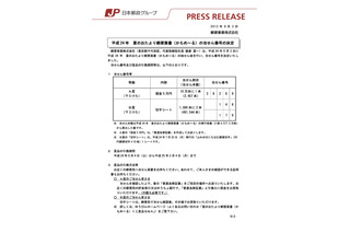 平成24年「かもめーる」当選番号9/3決定…A賞は5万円 画像