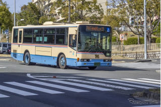 阪急バスが大地震時を想定した「バス一時停車訓練」9/3実施 画像