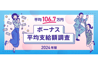 ボーナス平均支給額、106.7万円に減少…職種別1位は？ 画像