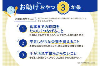 晩ごはんに影響ない間食とは…お助けおやつ3か条 画像