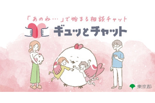 不安や悩みをチャットで相談、東京都「ギュッとチャット」 画像