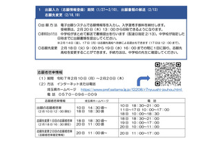 【高校受験2025】埼玉県公立高入試、2/10午後2時半より倍率公開 画像