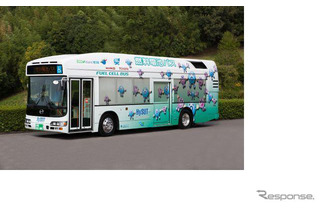 関西空港、ターミナルビル連絡用として燃料電池バスの走行実証を実施 画像