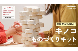 【自由研究】キノコの菌糸体を育て、ブロック作り「生えるおもちゃ」ってなに？ 画像