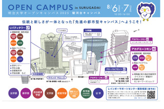 【大学受験】明治大オープンキャンパス8月…3キャンパスで模擬授業など 画像
