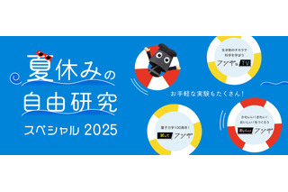 【夏休み2025】自由研究のネタ探しに…400以上の実験アイデアを無料公開 画像
