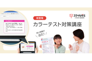 算数の弱点克服「カラーテスト対策講座」スマイルゼミ 画像