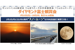 1年で数日だけの絶景「ダイヤモンド富士」観賞会…サンシャイン60展望台 画像