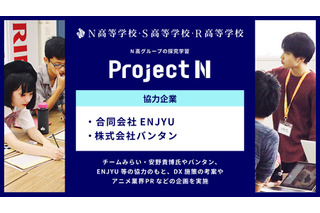 AI・アニメ・農業の3テーマで探究学習「プロジェクトN」N高グループ 画像