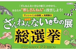 サンシャイン水族館「ざんねんないきもの総選挙」8/23まで 画像