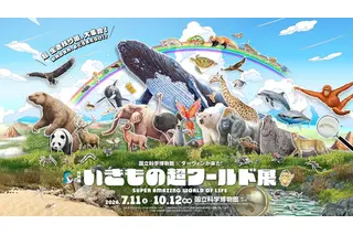 国立科学博物館×ダーウィンが来た「いきもの超ワールド展」相葉雅紀コメントも 画像