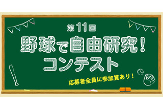 【夏休み2026】小学生対象「野球で自由研究コンテスト」8/1受付開始 画像