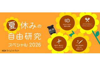 【夏休み2026】実験からサイエンススイーツまで、自由研究32選…NGK 画像