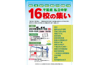 【中学受験2015】千葉県私立中学「16校の集い」5/11 画像