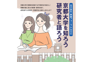 京都大学、女子高生対象の進学フォーラム開催 12/23 画像