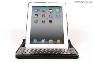 iPad 2がノートPCに早変わり…縦横回転OKなキーボード付きケース 画像