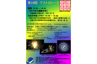 宇宙について学ぶ京都千年天文学アストロトーク、京大で2/21開催 画像