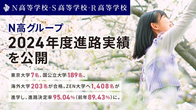N高グループ2024年度進路実績