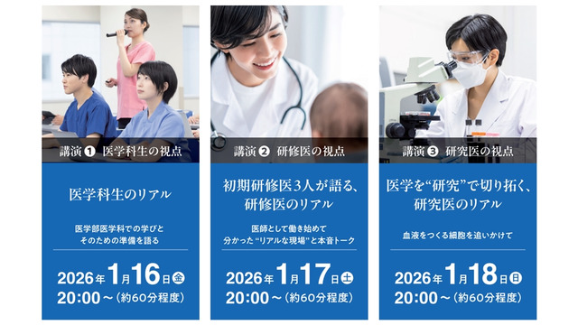 医師を志す君へ贈る3講演