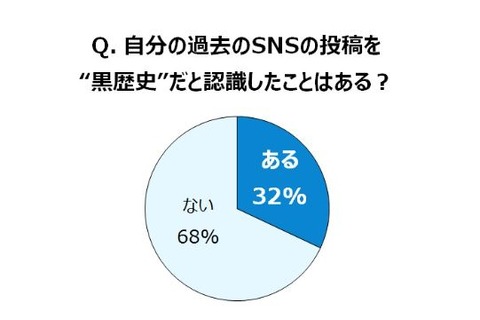 「ひとり言」消したい…3人に1人が過去のSNS投稿を後悔 画像
